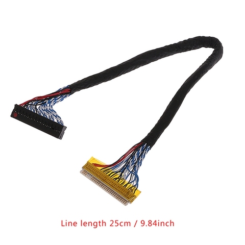 8 bits LVDS câble FIX-30 broches 2ch pour 17-26 pouces LCD/LED panneau contrôleur 25cm ► Photo 1/5