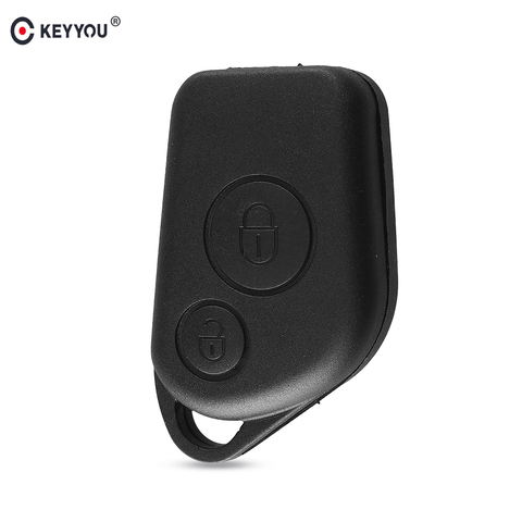 KEYYOU – coque de clé télécommande 2 boutons de remplacement, pour citroën Saxo Berlingo Picasso Xsara Peugeot 306 307 406 ► Photo 1/6