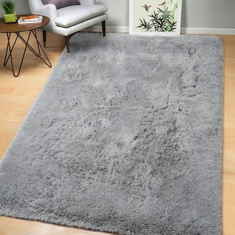 Tapis moderne doux et moelleux en velours, accessoire de luxe en peluche pour chambre à coucher, salon, pépinière, confortable ► Photo 1/1