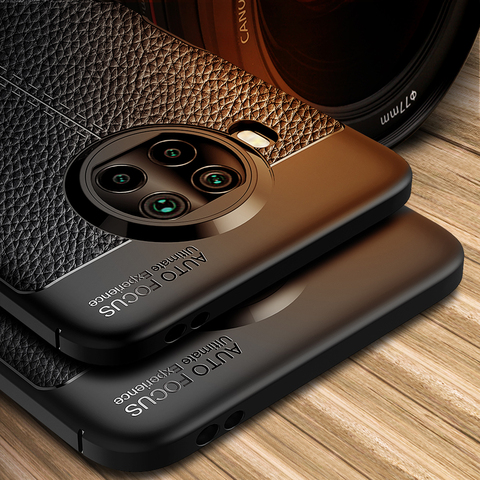 Coque souple antichoc en TPU pour Xiaomi Mi 10T Lite, Texture cuir, funqe pour Mi10t Pro 5G Note 10 Pro ► Photo 1/6