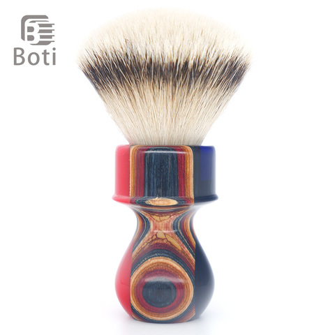 Boti brosse-nouveau coucher de soleil et mer et SHD Leader Slivertip blaireau cheveux noeud brosse entière hommes blaireau barbe outil ► Photo 1/6