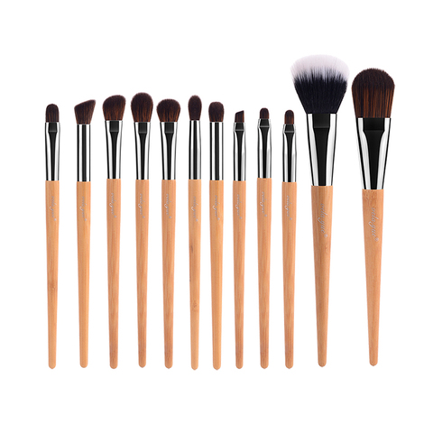 Vela. yue Pro Maquillage Pinceaux 7 pcs Voyage Visage Cheek Yeux Lèvres Beauté Outils Kit avec le Cas Cruauté livraison Technologie Collections ► Photo 1/6