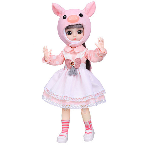 Nouveau 30 Cm mignon exquis mode poupée accessoires vêtements jupe Costume poupée Simulation Animal Costume ensemble bricolage cadeau jouet ► Photo 1/6