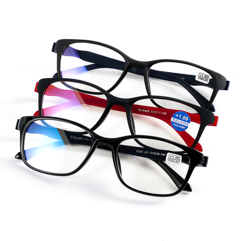 1PC unisexe lunettes de lecture léger Transparent sans monture aînés lunettes de lecture Vision soins lunettes grossissantes + 1.0 ~ + 4.0 ► Photo 1/6