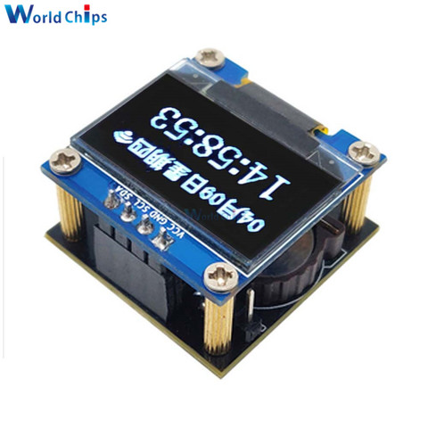 ESP8266 ESP-12F 0.96 pouces OLED affichage WiFi horloge Module prévisions météo IIC I2C Interface Micro USB 5V pour Arduino bricolage ► Photo 1/6