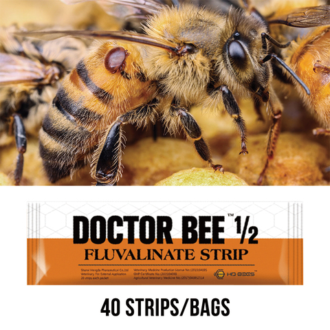 Médecine pour les abeilles 40 bandes bande de Fluvalinate très Active abeille Varroa acariens tueur pièges apicoles pour apiculteur fournisseur ► Photo 1/6