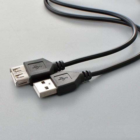 Câble d'extension USB 2.0 mâle/femelle 2.0, 1m, Super Speed, synchronisation des données ► Photo 1/6