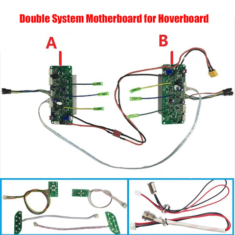 Carte-mère à double système de contrôle pour hoverboard,circuit PCB pour 2 roues avec équilibrage automatique, pièce de remplacement pour scooter électrique, ► Photo 1/6