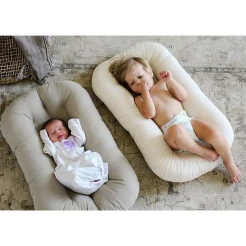 Nouveau-né bébé chaise longue Portable bébé nid lit pour filles garçons coton berceau enfant en bas âge lit bébé pépinière nacelle Co dormeur lit ► Photo 1/6