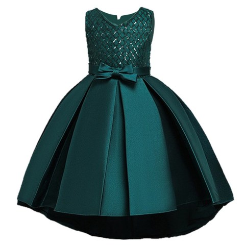 Robe de soirée pour enfants, robe de mariée, Costume de princesse, pour filles de 4 5 6 7 8 9 10 11 12 ans ► Photo 1/6