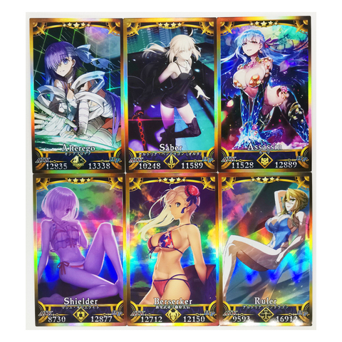 36 pièces/ensemble destin/FGO No.3 sabre Altria Pendragon jouets loisirs passe-temps objets de Collection jeu Collection Anime cartes ► Photo 1/6