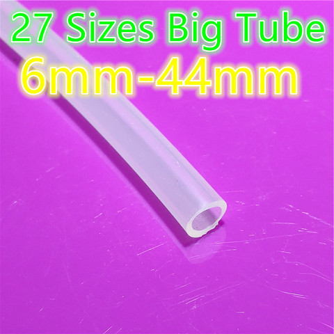 Tuyau en Silicone Transparent en caoutchouc, 1 mètre, 27 tailles 6mm à 44mm, qualité alimentaire, livraison directe ► Photo 1/2