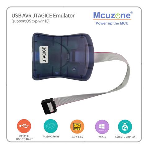 JTAG ICE – mini circuit imprimé avec émulateur USB, 1 pièce par commande, ATMEGA16, mega169, mega128, mega64, atmega32a ► Photo 1/6