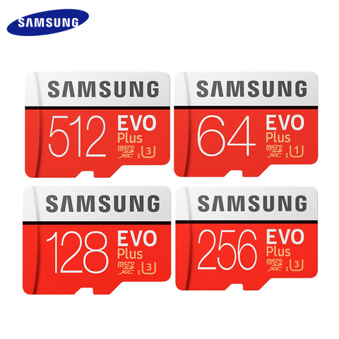 Nouvelle carte mémoire Flash SAMSUNG 512GB U3 carte Micro SD 256GB UHS carte TF cartes SDHC SDXC carte 128GB 64GB C10 U1 U3 ► Photo 1/6