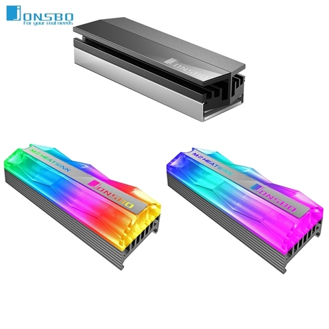 Jonsbo SSD dissipateur thermique refroidisseur NVME NGFF M.2 2280 solide disque dur radiateur dissipateur de chaleur Dissipation thermique Passive refroidissement en aluminium ► Photo 1/6