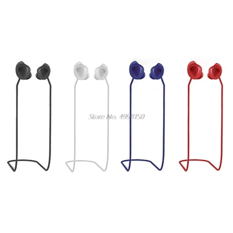 Anti-perte sangle souple Silicone casque suspendu NeckRope résistant à la transpiration étanche sport accessoires pour Samsung Galaxy bourgeons écouteurs ► Photo 1/6