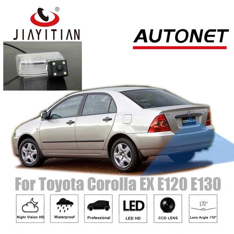 JIAYITIAN – caméra de vue arrière pour Toyota Corolla EX E120 E130 2000 ~ 2013, 9e HD CCD, Vision nocturne, sauvegarde, caméra de plaque d'immatriculation ► Photo 1/3