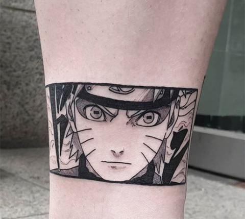 Tatouages temporaires faux tatouage autocollant dessin animé Anime garçon Tatto main bras pied Art corporel Tatoo imperméable tatouages pour fille femmes hommes ► Photo 1/6