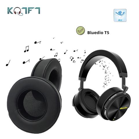 KQTFT velours remplacement oreillettes pour Bluedio T5 T-5 T 5 casque pièces cache-oreilles housse coussin tasses ► Photo 1/6