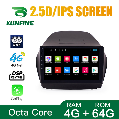 Octa Core 1024*600 Android 7.1 Voiture DVD GPS Navigation Lecteur Deckless Voiture Stéréo Pour Hyundai IX35 2010- 2014 Radio Headunit WIFI ► Photo 1/6