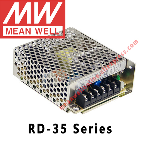 Mean Well – alimentation à découpage RD-35A 35B 3513 AC/DC 35W, double sortie ► Photo 1/1