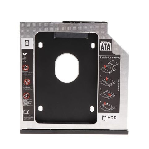 2022 nouveau 9.5mm SATA 2nd HDD disque dur Caddy pour Lenovo Thinkpad T400 T410 T420s W500 ► Photo 1/6