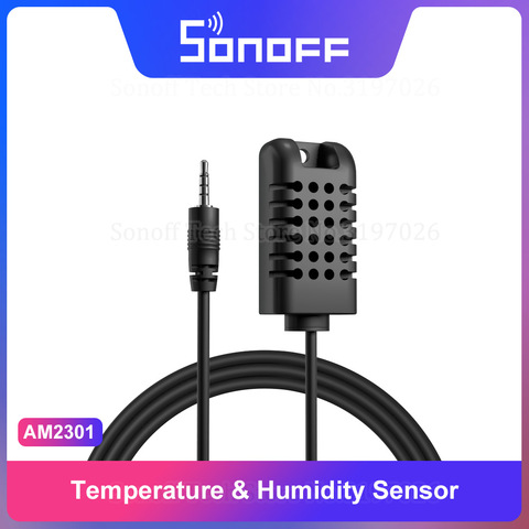 Sonoff Si7021/AM2301 température humidité haute précision capteur moniteur Module AL560 câble Support TH10/TH16 télécommande ► Photo 1/4