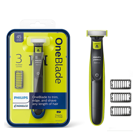 Philips QP2520 OneBlade rasoir électrique Rechargeable avec batterie NimH demi tondeuse électrique et demi rasoir électrique pour les hommes ► Photo 1/6