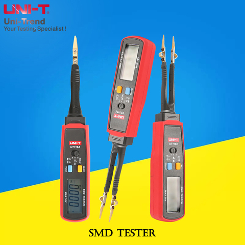 Testeur SMD UNI-T UT116C/UT116A; Compteur de paramètres de résistance/condensateur/Diode (RCD)/multimètre numérique SMD ► Photo 1/6