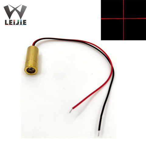 MINI Laser rouge 5V, 650nm 5mW 9mm, point croisé, tête Laser rouge, lampe de positionnement, semi-conducteur, Module LED LD ► Photo 1/6