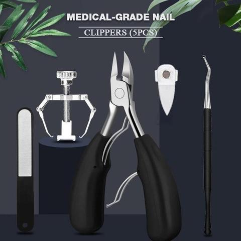 Coupe-ongles de qualité médicale professionnel orteil manucure pédicure coupe pinces podiatrie griffe ongles ciseaux ongles aussi ► Photo 1/6