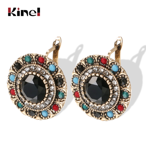 Kinel – boucles d'oreilles de couleur or pour femmes, style bohème, Vintage, ethnique, mariée, bijoux de mariage, accessoires, cadeau de fête ► Photo 1/6