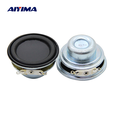 AIYIMA – Mini haut-parleur multimédia 1.5 pouces, 2 pièces, gamme complète, 4 Ohm 5W 40MM, bricolage, amplificateur de son, cinéma à la maison ► Photo 1/5