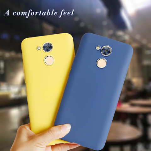 Coque arrière en Silicone pour Huawei, 5.0 pouces, étui pour Honor 6A, 6A, 6A, 6A, DLI-TL20 ► Photo 1/6