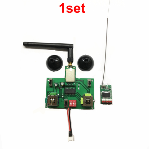 1 ensemble télécommande pour avion à aile fixe RC 2.4G 6CH, Module émetteur + récepteur DC 3V-5V, Distance de contrôle 2000M pour voiture à monter soi-même ► Photo 1/3