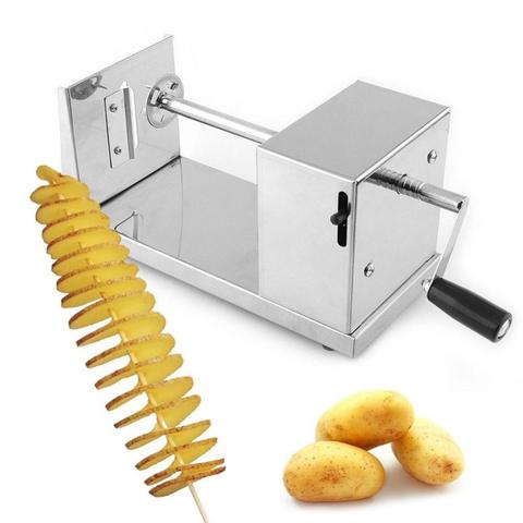 Hotsale tornade pomme de terre machine de coupe spirale machine de découpe puces machine cuisine accessoires cuisine outils Chopper pomme de terre puce ► Photo 1/6