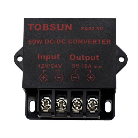 Convertisseur d'alimentation électrique 12V 24V cc à cc 5V, 3a, 5a, 10a, 15W, 25W, 50W, convertisseur abaisseur, réducteur de tension pour télévision LED ► Photo 1/6