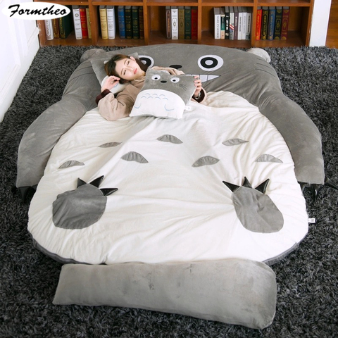 FORMTHEO Doulbe salon simple Tatami paresseux canapé matelas pouf Totoro lit 120cm 150cm ► Photo 1/4