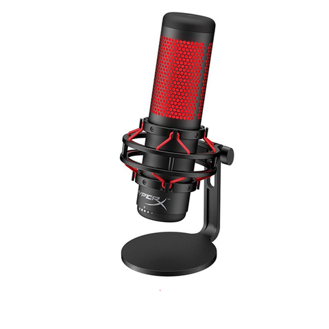 Microphone électronique professionnel, pour Kingston HyperX QuadCast, pour jeu, ordinateur, sport, direct, rouge ► Photo 1/6