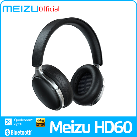 Original Meizu HD60 AptX Bluetooth 5.0 casque ANC actif suppression du bruit casque sans fil Super HiFi basses profondes 20H ► Photo 1/6