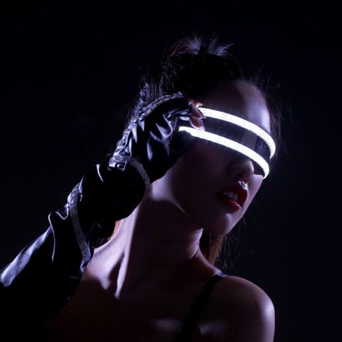 Lunettes lumineuses Led à la mode, accessoires d'éclairage lumineux pour fête, Bar, Festival, danse ► Photo 1/6