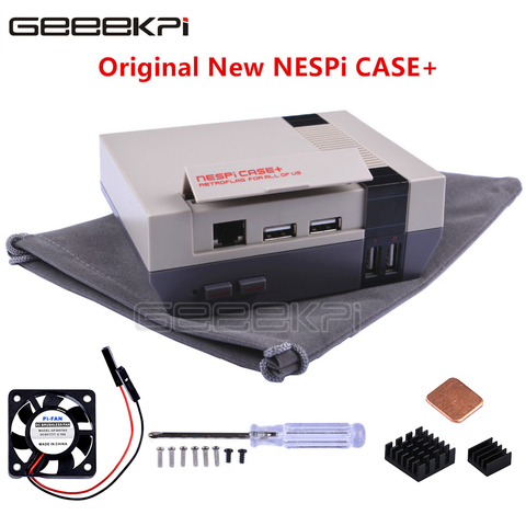 GeeekPi Retroflag NESPI Cas + Plus Arrêt Sûr Fonctionnel bouton D'ALIMENTATION Kit pour Raspberry Pi 3 B +/3 /2B ► Photo 1/6