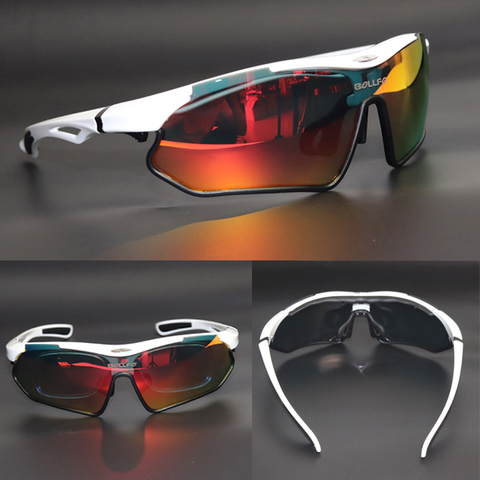 Lunettes de vélo polarisées hommes lunettes de soleil de cyclisme UV400 vtt lunettes de sport VTT lunettes de Protection pour vélo ► Photo 1/6