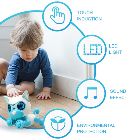 Jouet intelligent pour animaux de compagnie, compagnon de jeu interactif, intéressant, électronique, cadeau pour enfants, nouveauté ► Photo 1/6