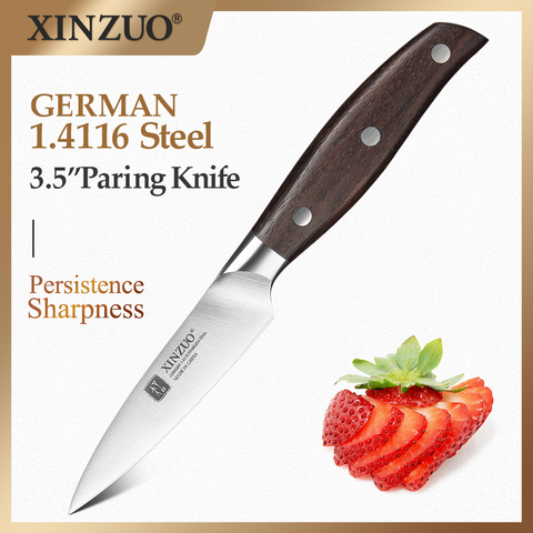 XINZUO couteau à fruits en acier allemand 3.5 