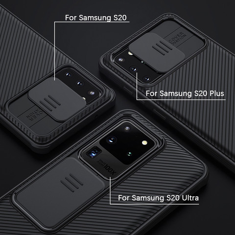 Pour Samsung S20 Ultra étui NILLKIN glissière caméra lentille housse de protection pour Samsung Galaxy S21 S20 FE S20 + Plus Note 20 Ultra ► Photo 1/6