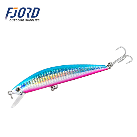 FJORD chaud 8 couleur 125mm 40g vairon Laser dur professionnel appâts artificiels appâts équipés FJORD crochet coulant leurre de pêche ► Photo 1/6