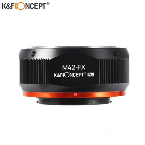 K & F Concept M42 adaptateur de monture d'objectif vers FX pour objectif à vis M42 vers appareils photo à monture Fujifilm Fuji x-series X FX ► Photo 1/6