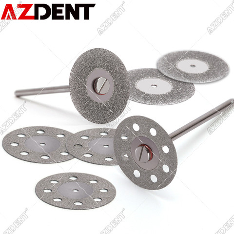 Azdent-kit de polissage pour les dents, 10 pièces, 2.35mm, tige de polissage pour les dents, mandrin, fraises ► Photo 1/6