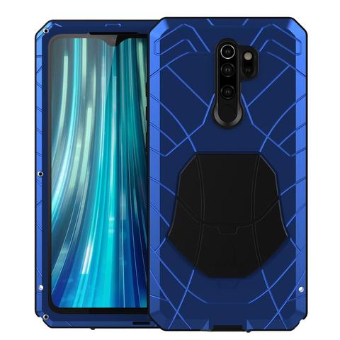 Coque de protection en verre trempé pour Xiaomi Mi Redmi Note 8 Pro, métal en aluminium dur, protection d'écran robuste ► Photo 1/6